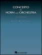 CONCERTO FOR HORN AND ORCHESTRA-HORN/PIANO cover